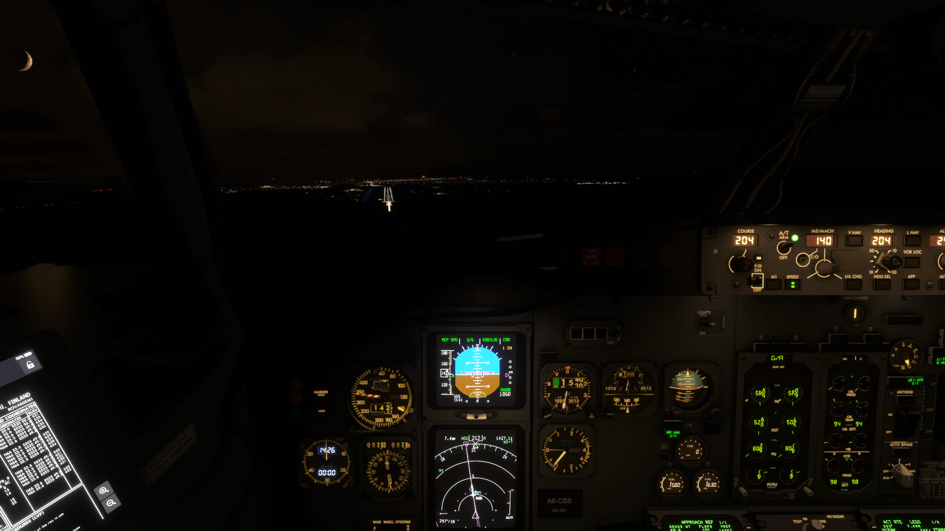 CSS 737 Classic cockpit approach preview from the media set
